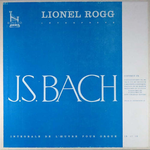 Lionel Rogg interprète J. S. Bach