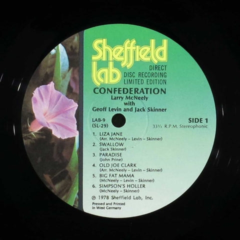 Confederation "Direct to disc"