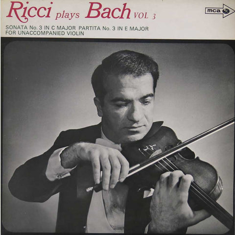 Ricci plays Bach Vol 3
