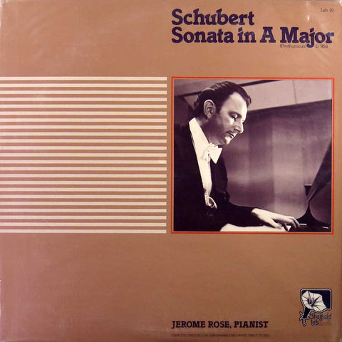 Schubert - Sonata in A Major "Direct to Disc"