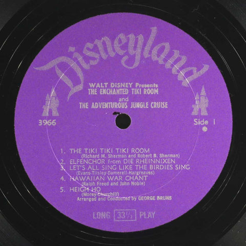 Soundtrack Walt Disneys The Enchanted Tiki Room - rar und hoch bewertet