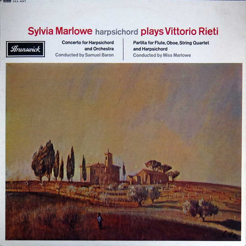 Sylvia Marlowe harpsichord plays Vittorio Rieti