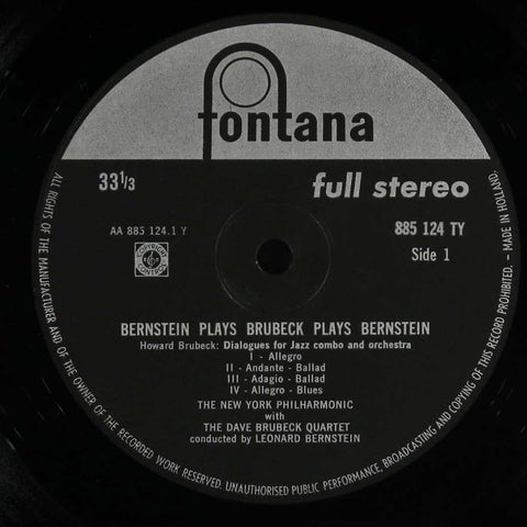 Bernstein plays Brubeck plays Bernstein