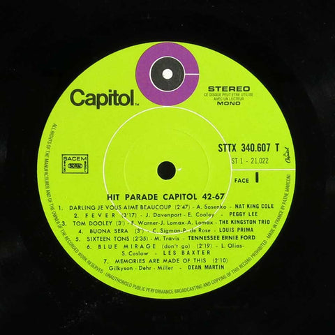 Hit Parade Capitol 42/67