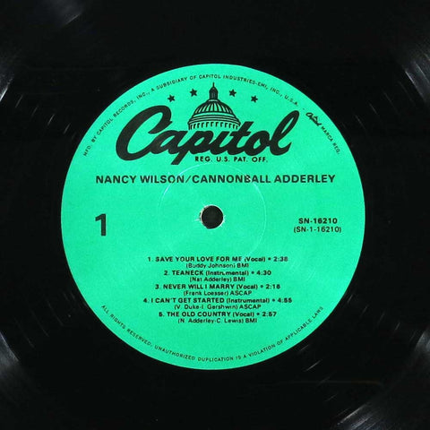 Nancy Wilson / Cannonball Adderley