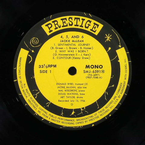Jackie McLean 4, 5 and 6