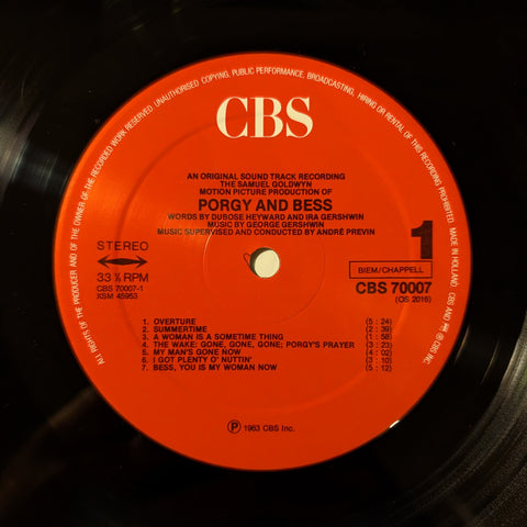 Andre Prévin – The Samuel Goldwyn Motion Picture Production Of Porgy And Bess