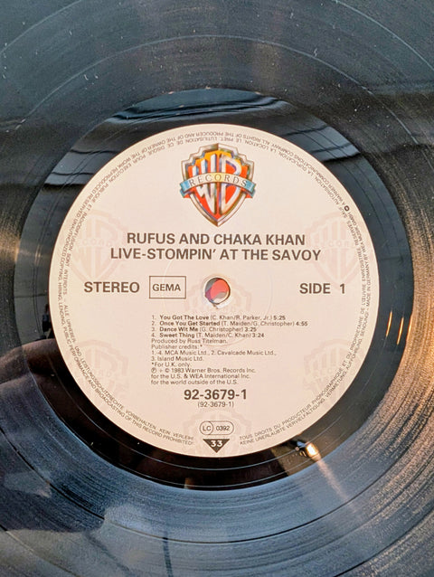 Rufus And Chaka Khan – Live/ Stompin' At The Savoy