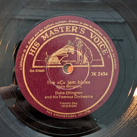 Duke Ellington and his Famous Orchestra – The "C" jam blues / Moon mist