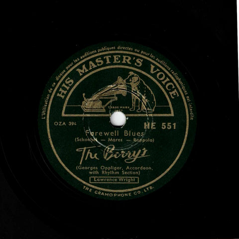The Berry's – Bugle Call Rag / Farewell Blues