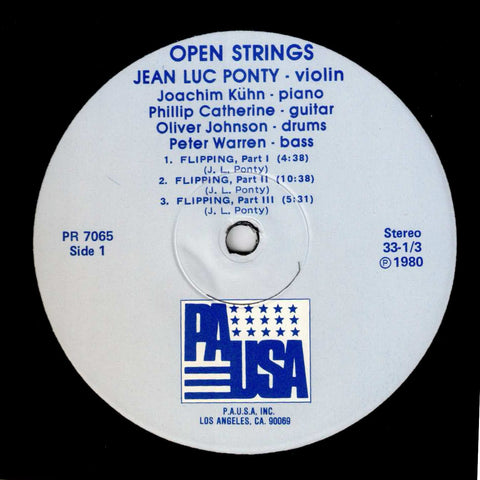 Jean-Luc Ponty Experience – Open Strings
