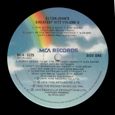 Elton John – Greatest Hits Volume II