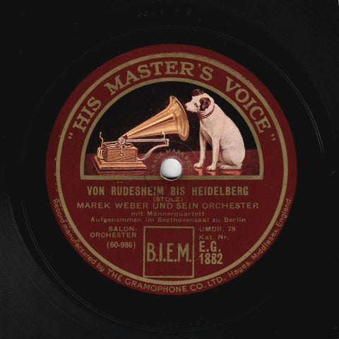 Marek Weber mit Männerquartett und Solist Gerhard Pechner – Von Rüdesheim bis Heidelberg / Waldeslust