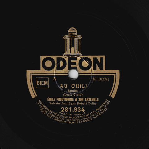 Émile Prud'Homme & Son Ensemble / Robert Colin – Au Chili / Le Complet Gris