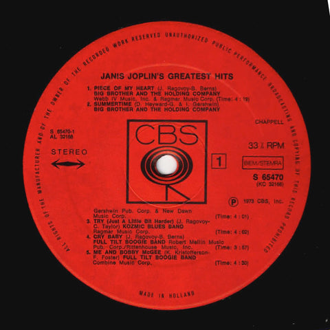Janis Joplin's Greatest Hits