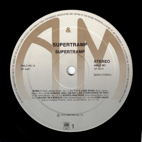 Supertramp (Debut 1970)