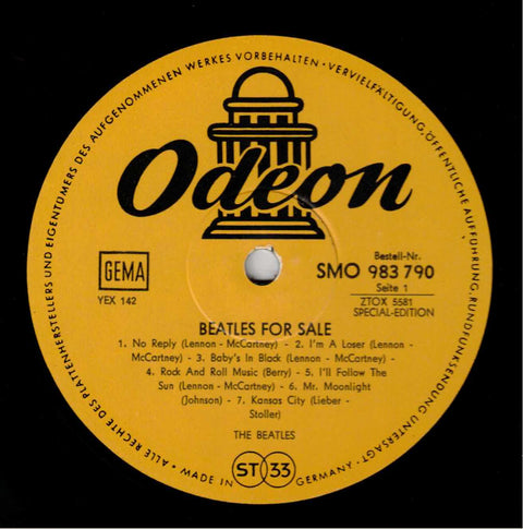The Beatles – Beatles For Sale (rare 🇩🇪 1. Pressung!)
