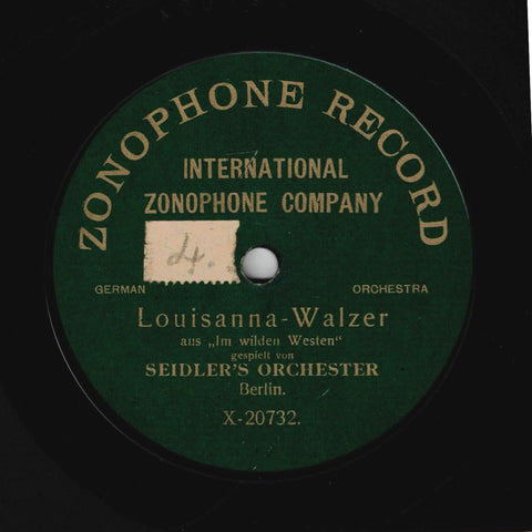 Seidler's Orchester Berlin – Louisanna-Walzer