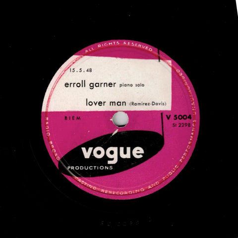 Erroll Garner – Lover Man / What Is This Thing Called Love