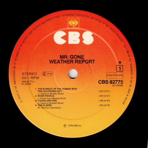 Weather Report – Mr. Gone