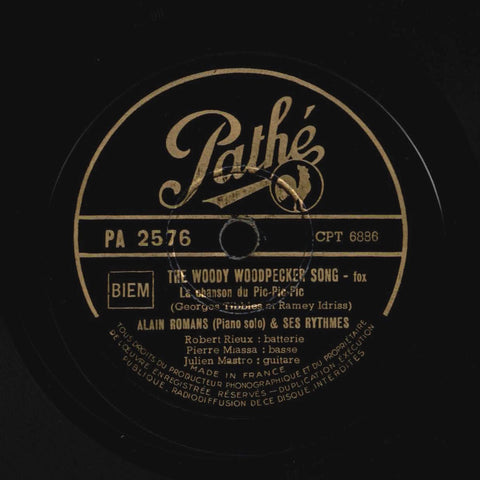 Alain Romans & Ses Rythmes – The Woody Woodpecker Song / How Are Things In Glocca Morra? / I Wish I Didn't Love You So / How Soon?