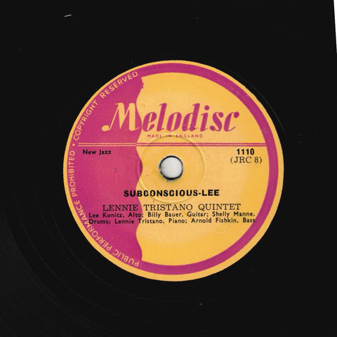 Lennie Tristano Quintet – Subconscious-Lee / Judy