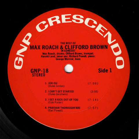 The Best Of Max Roach And Clifford Brown In Concert