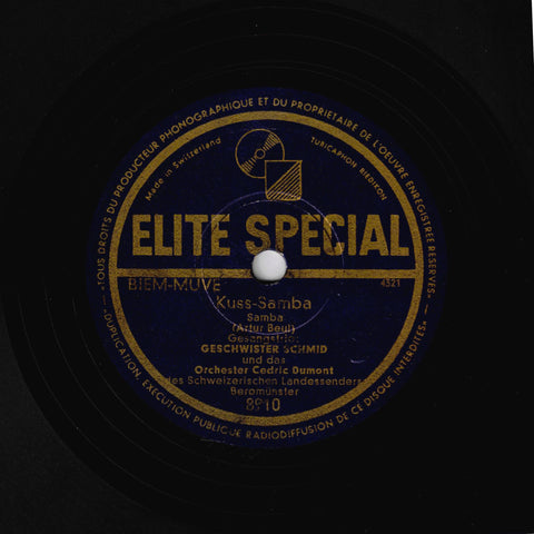 Geschwister Schmid, Orchester Cedric Dumont – Kuss-Samba / Süsses Märchen aus Jamaica