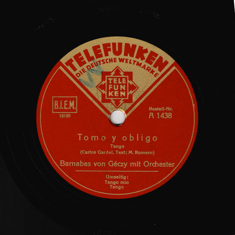 Barnabas Von Géczy Mit Orchester – Tango Mio / Tomo Y Obligo