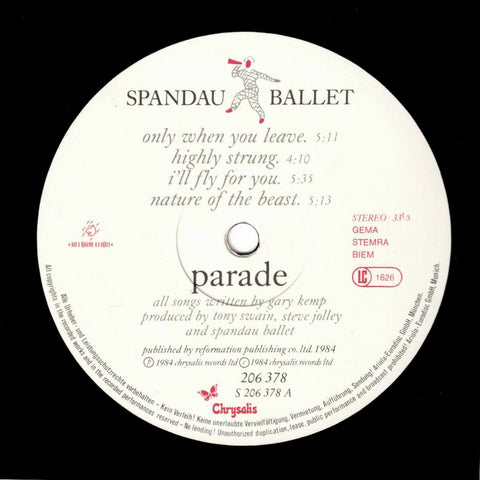Spandau Ballet – Parade