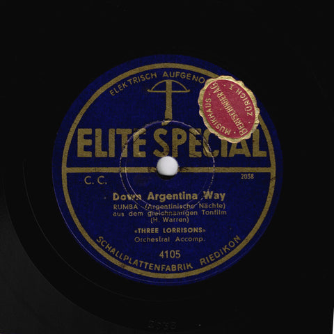 Three Lorrisons – Down Argentina Way / South American Way