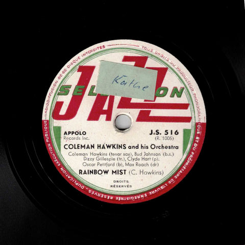 Coleman Hawkins And His Orchestra – Woodyin' You / Rainbow Mist