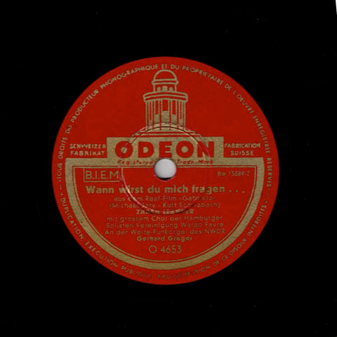 Zarah Leander – Wann Wirst Du Mich Fragen / Wenn Der Herrgott Will (aus dem Real-Film "Gabriela")