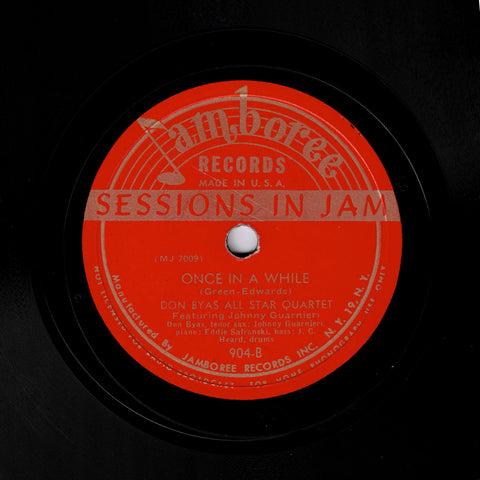 Don Byas All Star Quartet Featuring Johnny Guarnieri – My Melancholy Baby / Once In A While