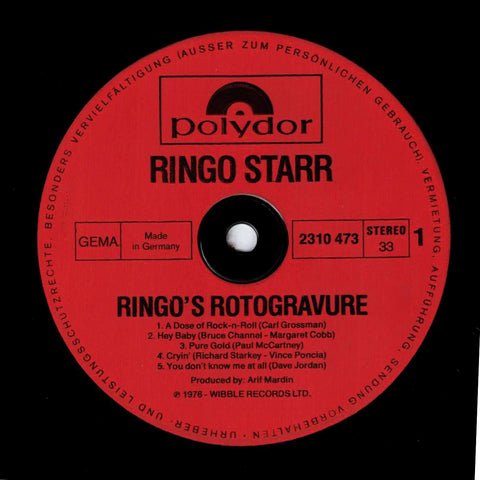 Ringo Starr – Ringo's Rotogravure