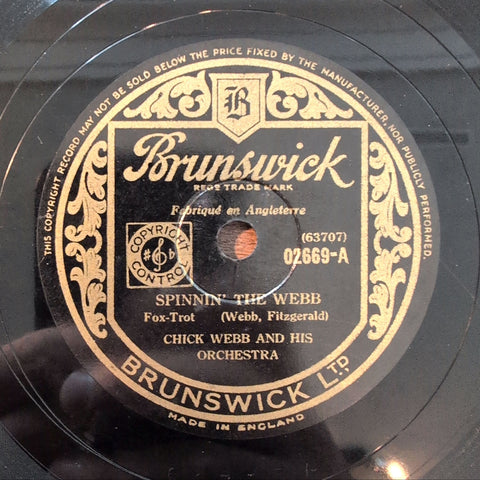 Chick Webb and his Orchestra – Spinnin' the Webb / Wacky Dust (mit Ella Fitzgerald)