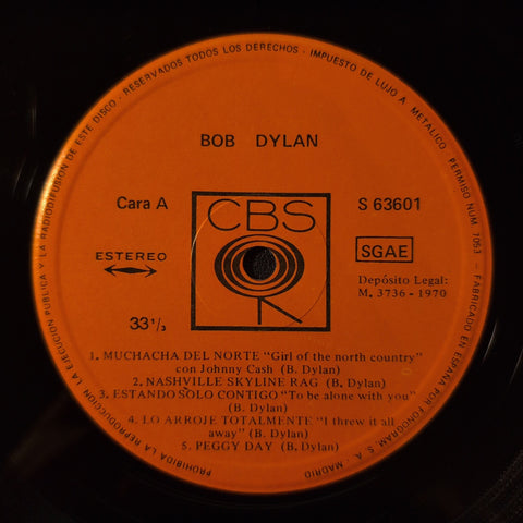 Bob Dylan – Nashville Skyline