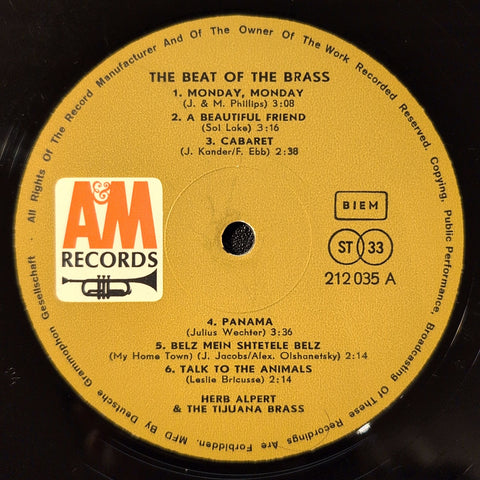 Herb Alpert & The Tijuana Brass – The Beat Of The Brass
