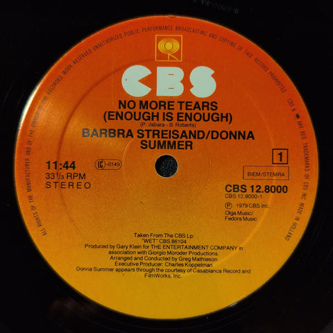 Barbra Streisand / Donna Summer – No More Tears (Enough Is Enough)