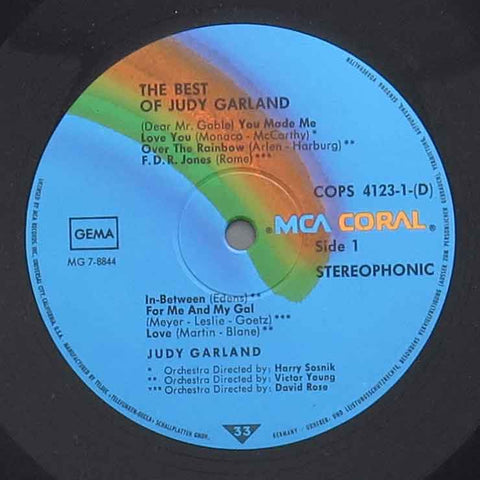The best of Judy Garland