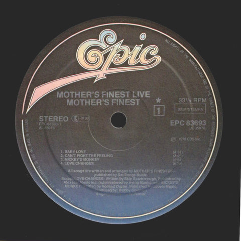 Mother's Finest – Mother's Finest Live