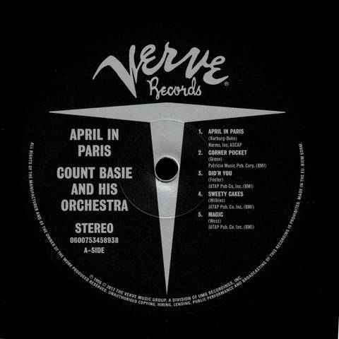 Count Basie And His Orchestra – April In Paris