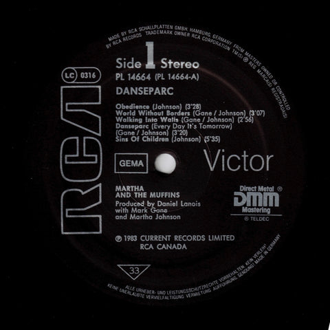 Martha And The Muffins • M+M – Danseparc