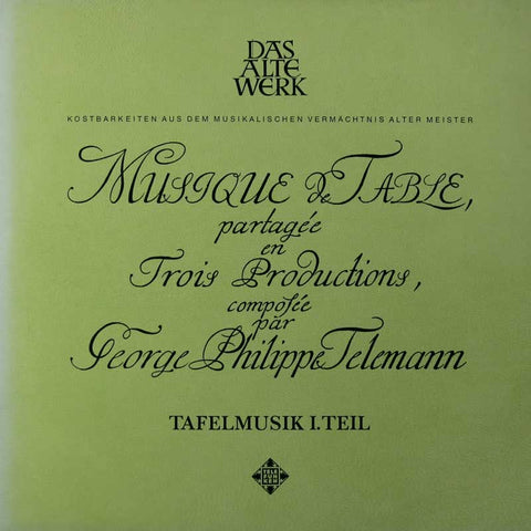 Telemann - Musique de table