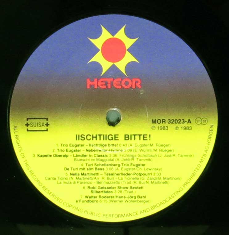 Iischtige bitte!