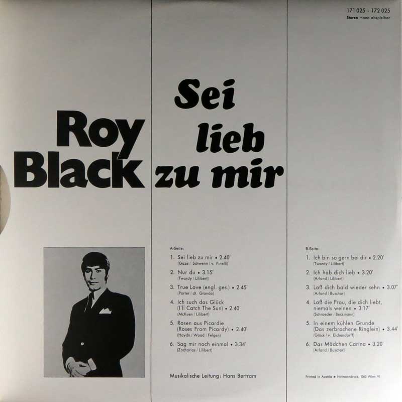 Sei lieb zu mir