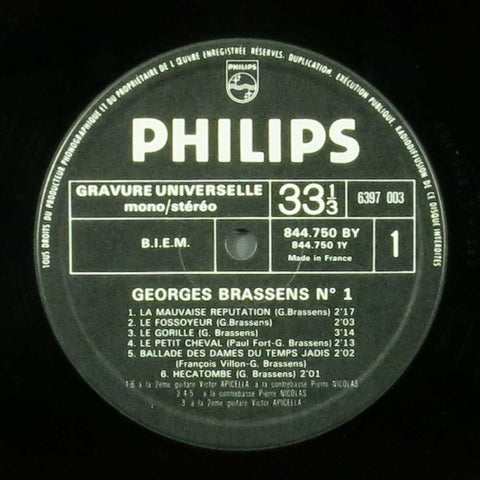Georges Brassens 1 - La Mauvaise Réputation