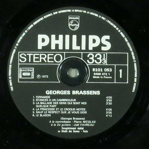 Georges Brassens 11 - Fernande