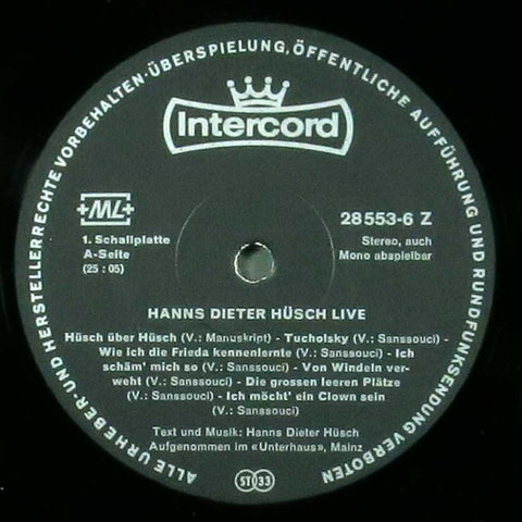 Hanns Dieter Hüsch Live