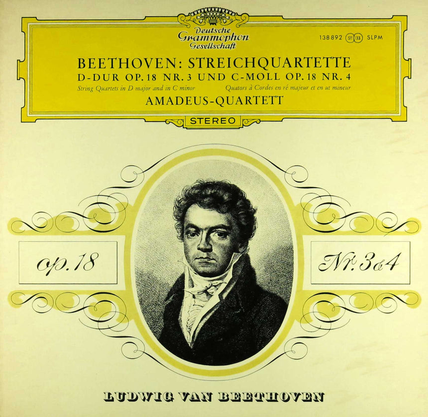 Beethoven - Streichquartette op. 18 Nr. 3 & 4